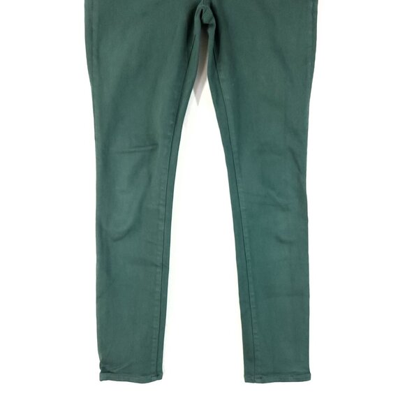 Madewell 9" Mid Rise Skinny Jeans Women's Size 25 Stretch Pants Green - Picture 10 of 13